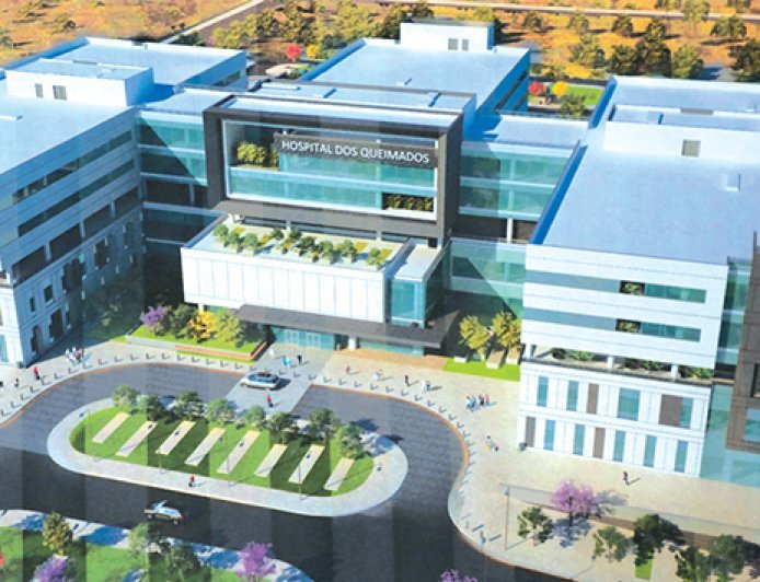 Novo “Hospital dos Queimados” concluído no princípio de 2026