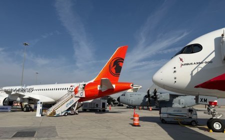 TAAG apresenta aeronave Airbus A220-300 no “Dubai Airshow 2025”