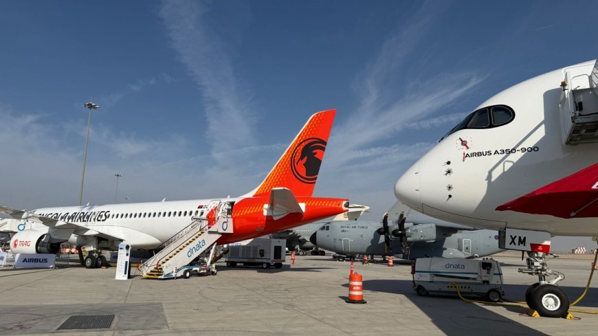TAAG apresenta aeronave Airbus A220-300 no “Dubai Airshow 2025”