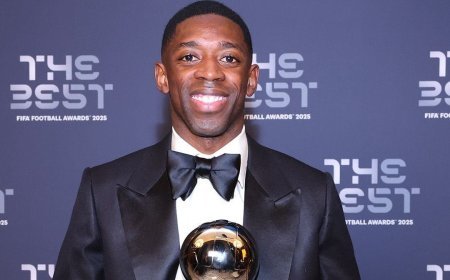 Da superação ao topo: Dembélé vence The Best da FIFA