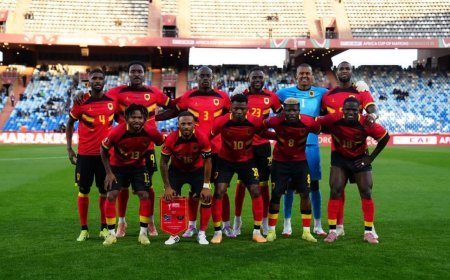 "CAN 2025: Angola estreou com derrota no campeonato de futebol"