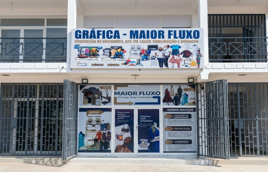 Maior Fluxo inaugura Gráfica no Camama